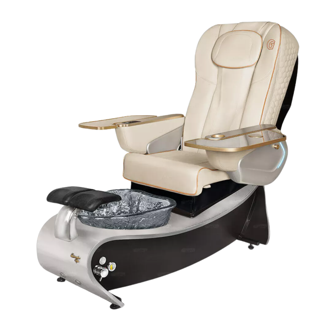 Lavender 3 - White with Black BowlWhite Marble Laminate Base