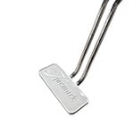 Kaemark A stainless steel spatula on a white background.