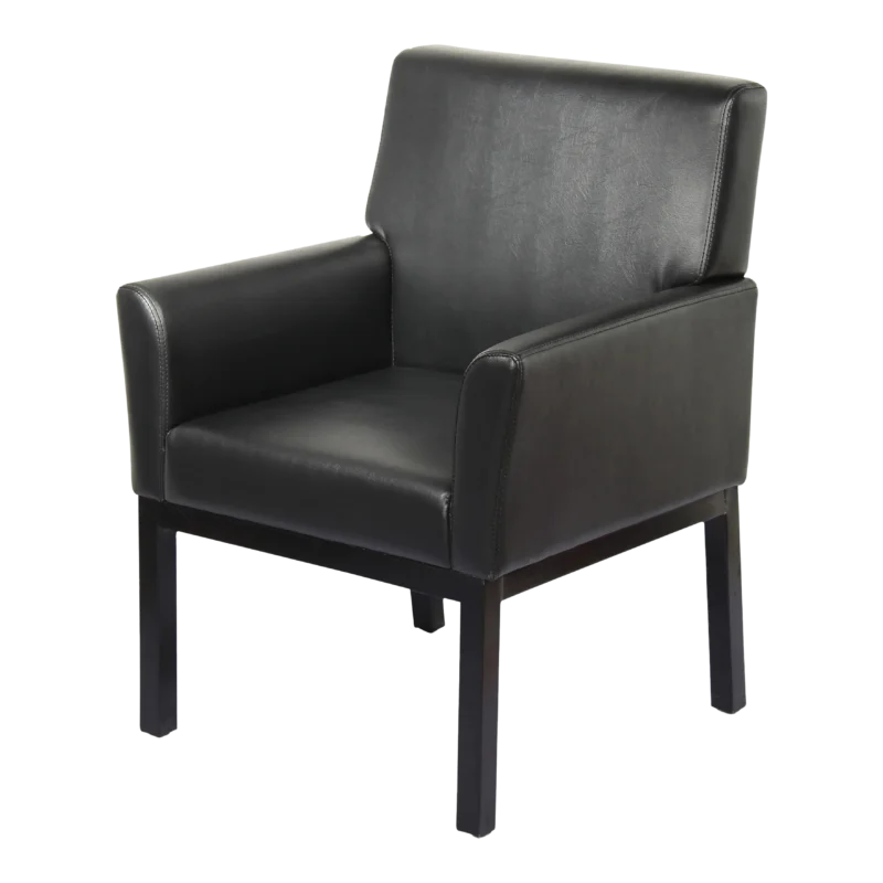 Kaemark An Edward Reception Chair on a black background.