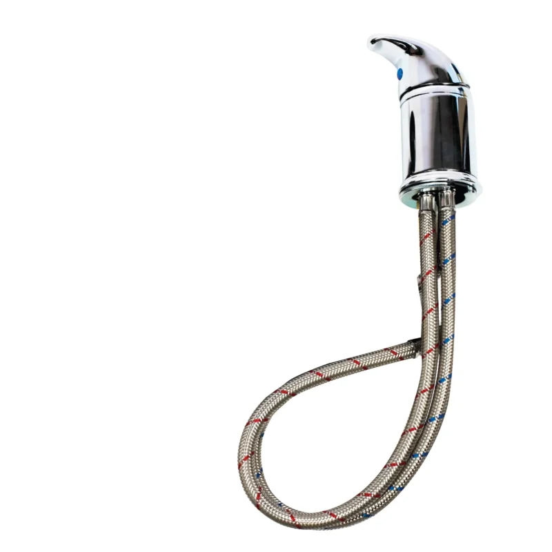 Kaemark A 934 Shampoo Bowl Faucet with a hose attached to it.