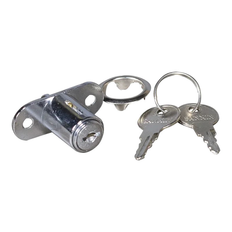 Kaemark A pair of Hair Salon 505 Trolley Lock with Key on a white background.