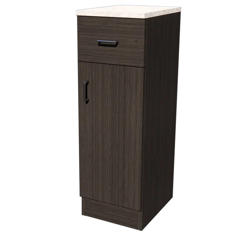 Kaemark A 3D rendering of a Nova American-Made Petite Tower Styling Station.