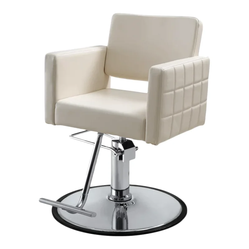 Kaemark A Gwyneth Styling Chair on a chrome base.