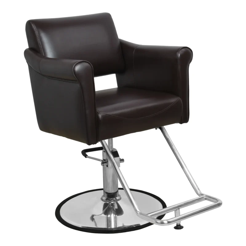 Kaemark A Kennedy Styling Chair Back Cover on a chrome base.