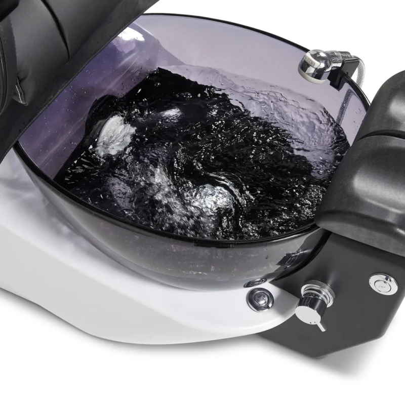 Kaemark A Le Rêve Pedicure Spa by Continuum Pedicure Spas with a bowl of water in it.