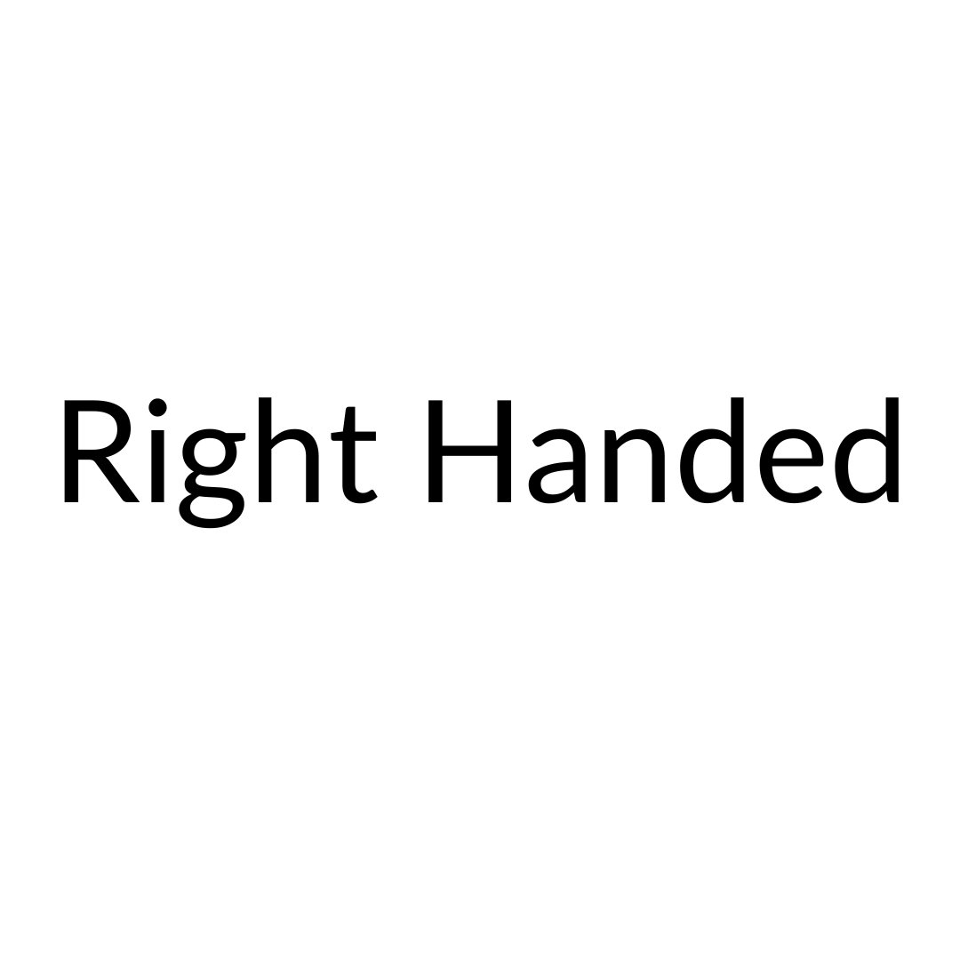Kaemark Right handed logo on a white background.