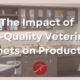An image of Kaemark's custom veterinary cabinets with the title text of, The Impact of High Quality Veterinary Cabinets on Productivity
