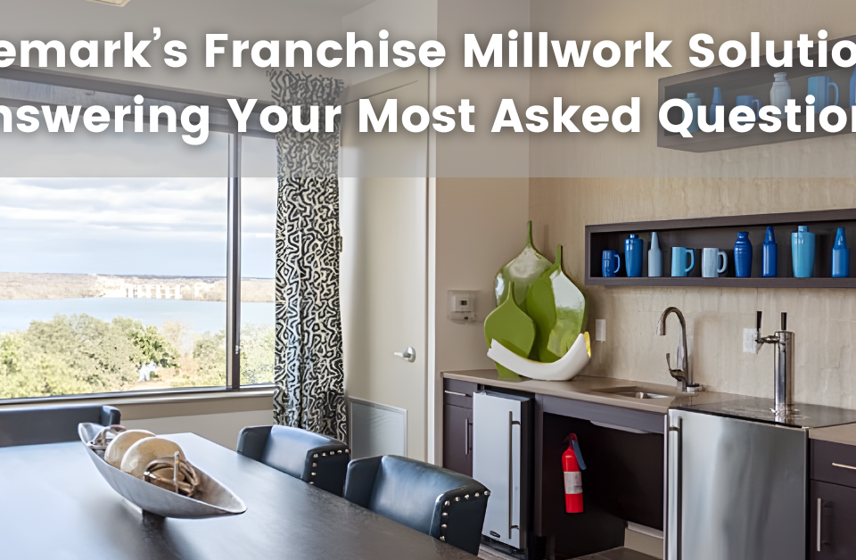An image of Kaemarks Franchise Millwork with the header title of "Kaemark Franchise Millwork Solutions: Answering Your Most Asked Question"