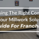 Choosing The Right Company For Your Millwork Solutions: A Guide For Franchises