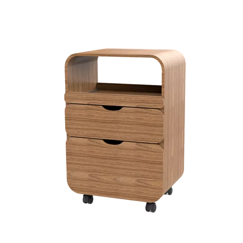 Luna Wood Grained Spa or Salon Portable Trolley