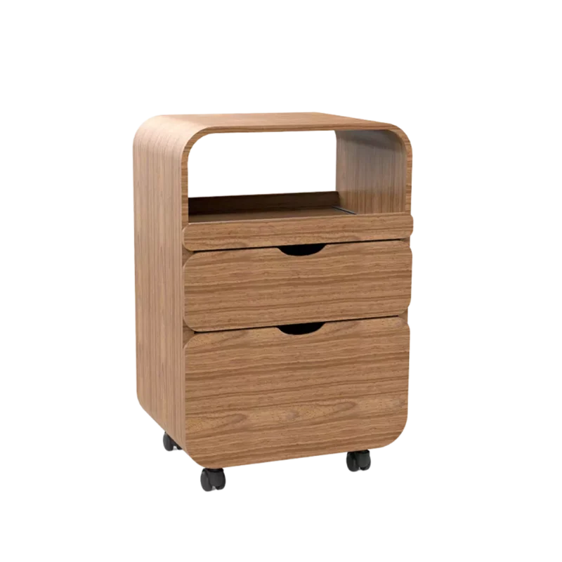 Luna Wood Grained Spa or Salon Portable Trolley