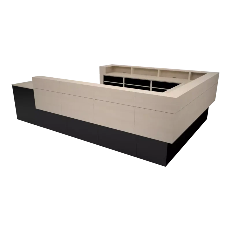 Garbo American-Made Reception Desk – L GB-40-L