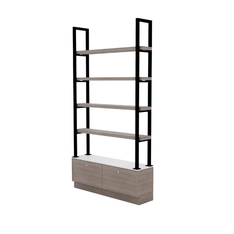 WT-I-48 Westin Kaemark Westin American-made 48_ Wide Island LED Retail Shelving