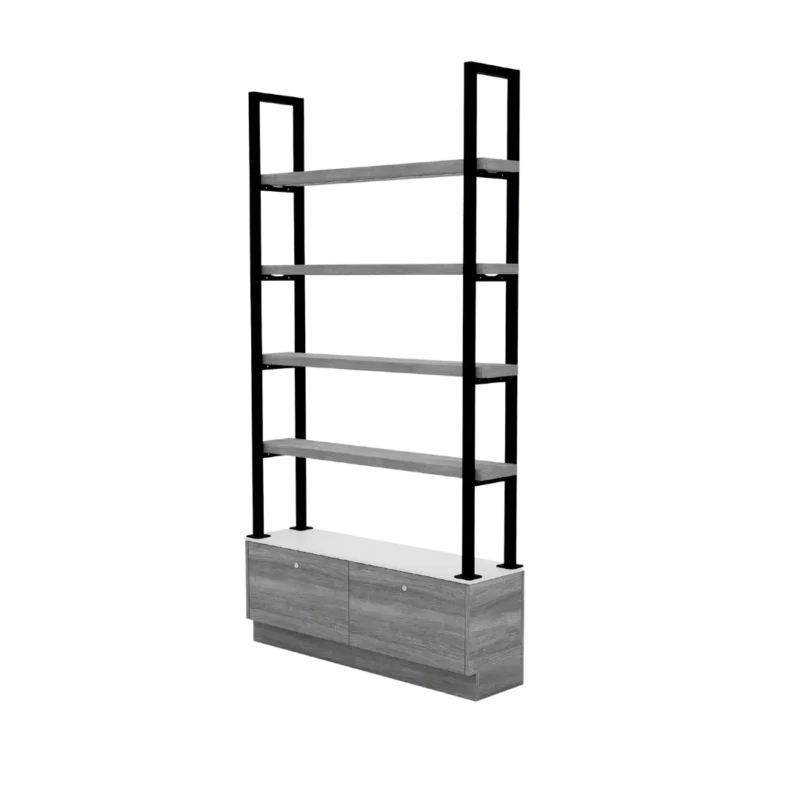 WT-I-48 Westin Kaemark Westin American-made 48_ Wide Island LED Retail Shelving