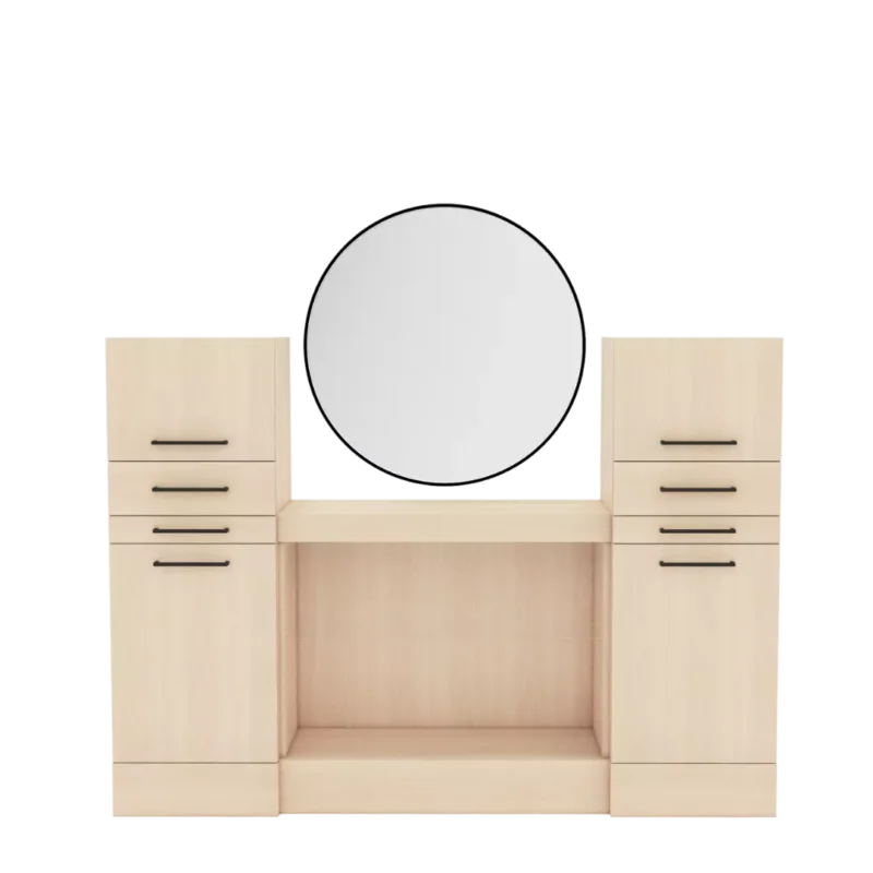 Kaemark Westin Magnifico Single Styling Station Round Mirror WTMG-08-RND-1.1