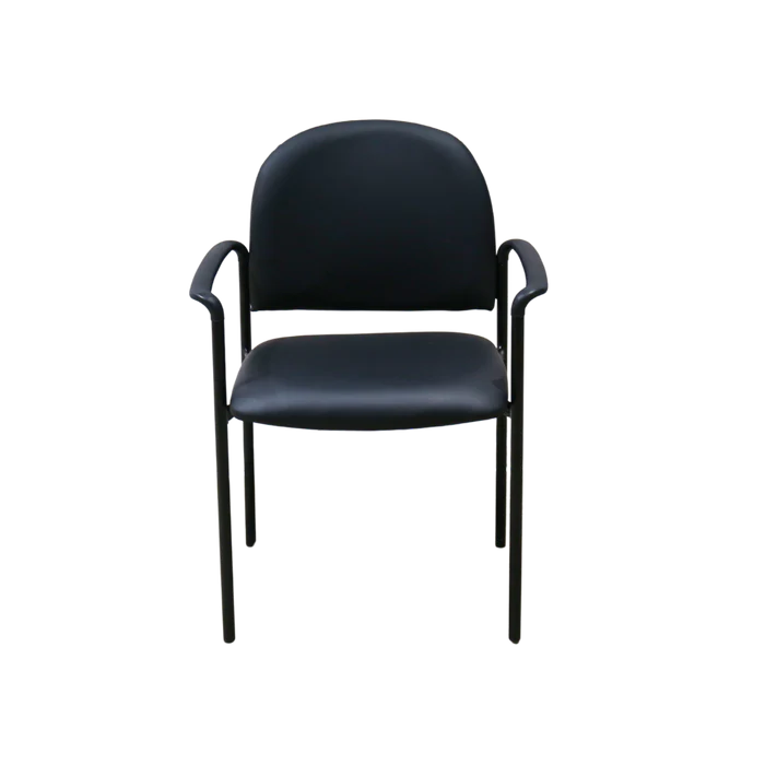 Kaemark Black Salon Reception Chair