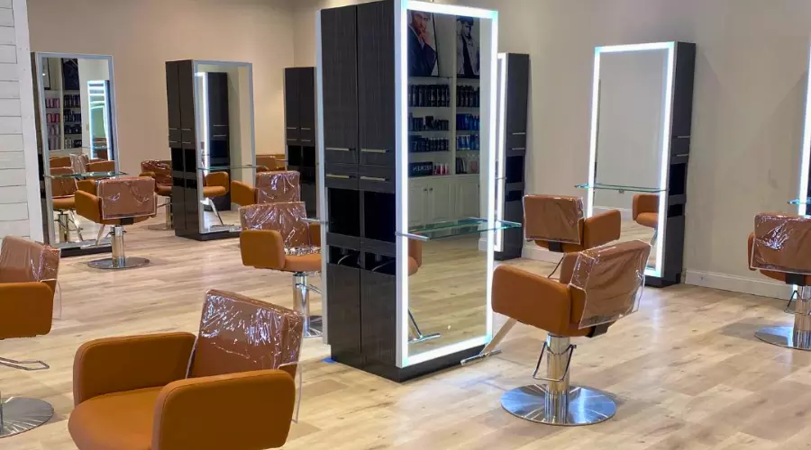 Kaemark's Salon Equipment and Furnishings in a Beauty Salon