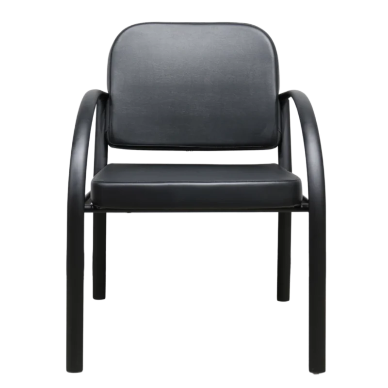 Black Reception Chair