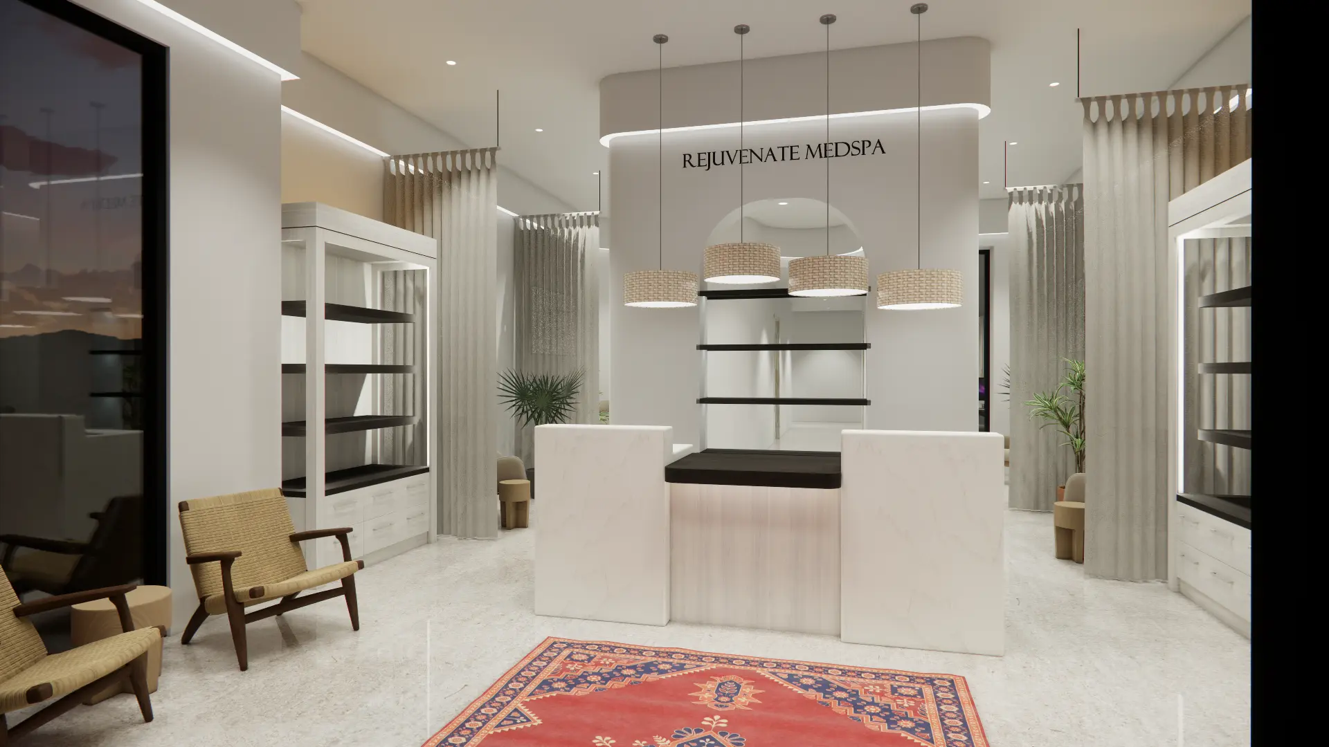 Kaemark Spa Reception Area