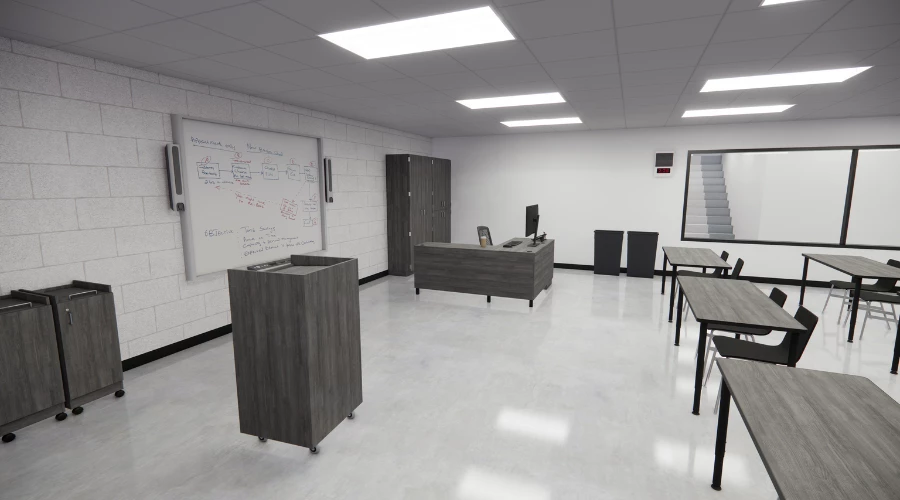 Kaemark Career and Technical Education School Facility Render