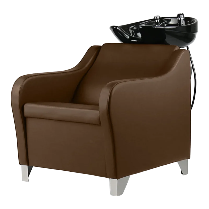 Malia Shampoo Shuttle with Dark Brown Upholstery