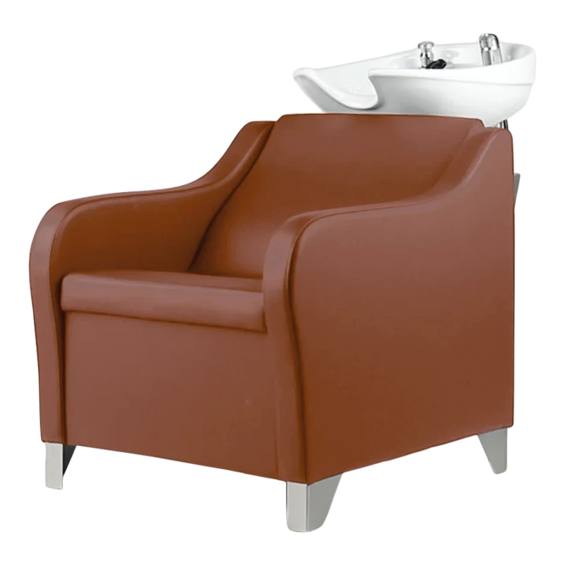Malia Shampoo Shuttle with Cognac Upholstery