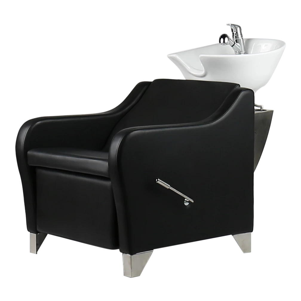 SAV-283-933W Malia Shampoo Shuttle with Footrest