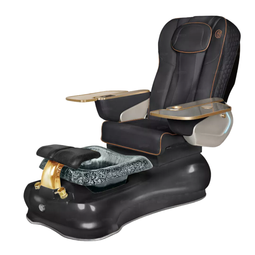 La Fleur 3 - Blackwith Clear BowlBlack Base