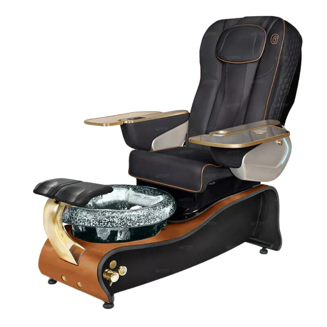 La Maravilla - Blackwith Clear BowlCognac Maple Laminate Base