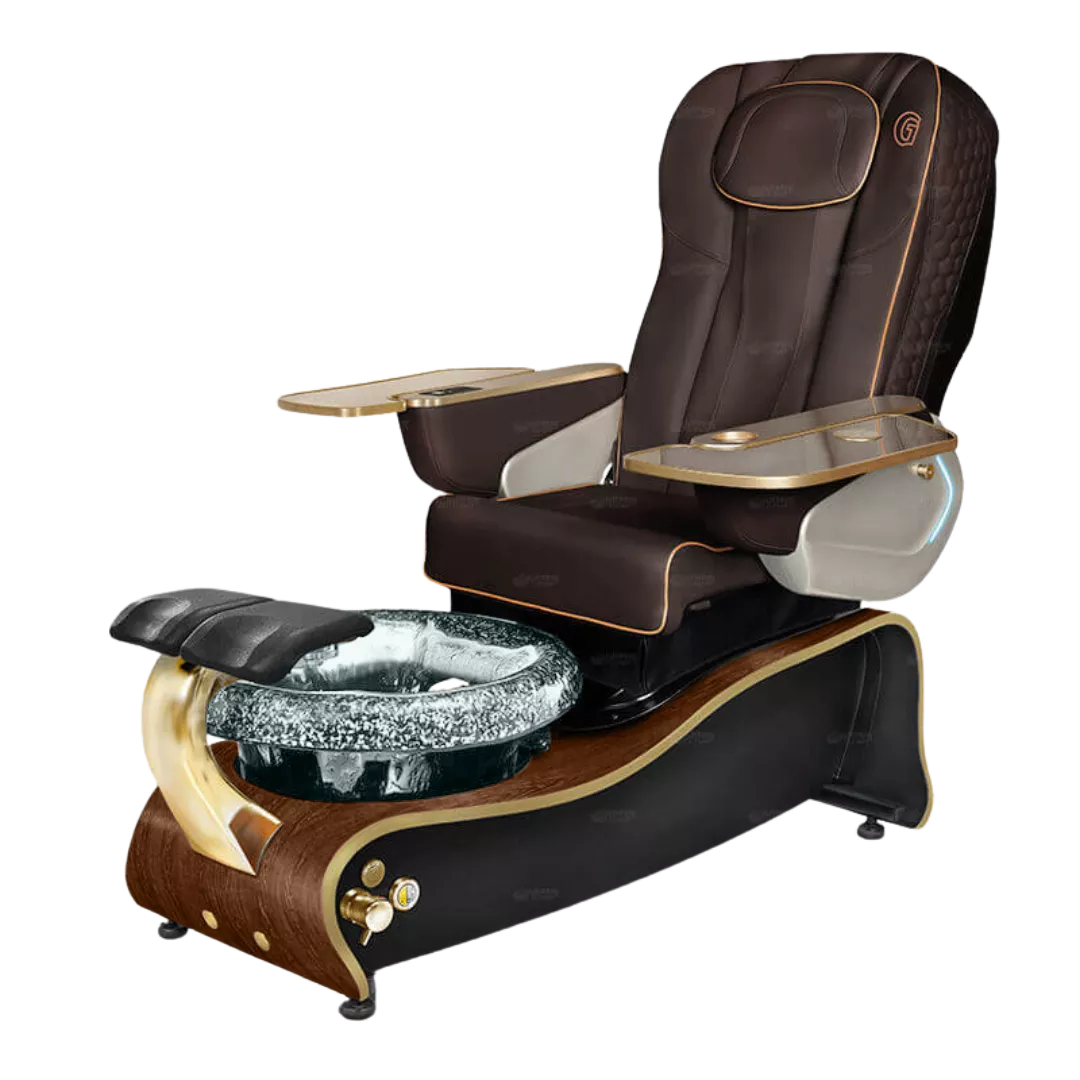 La Maravilla - Chocolatewith Clear BowlDark Cherry Laminate Base