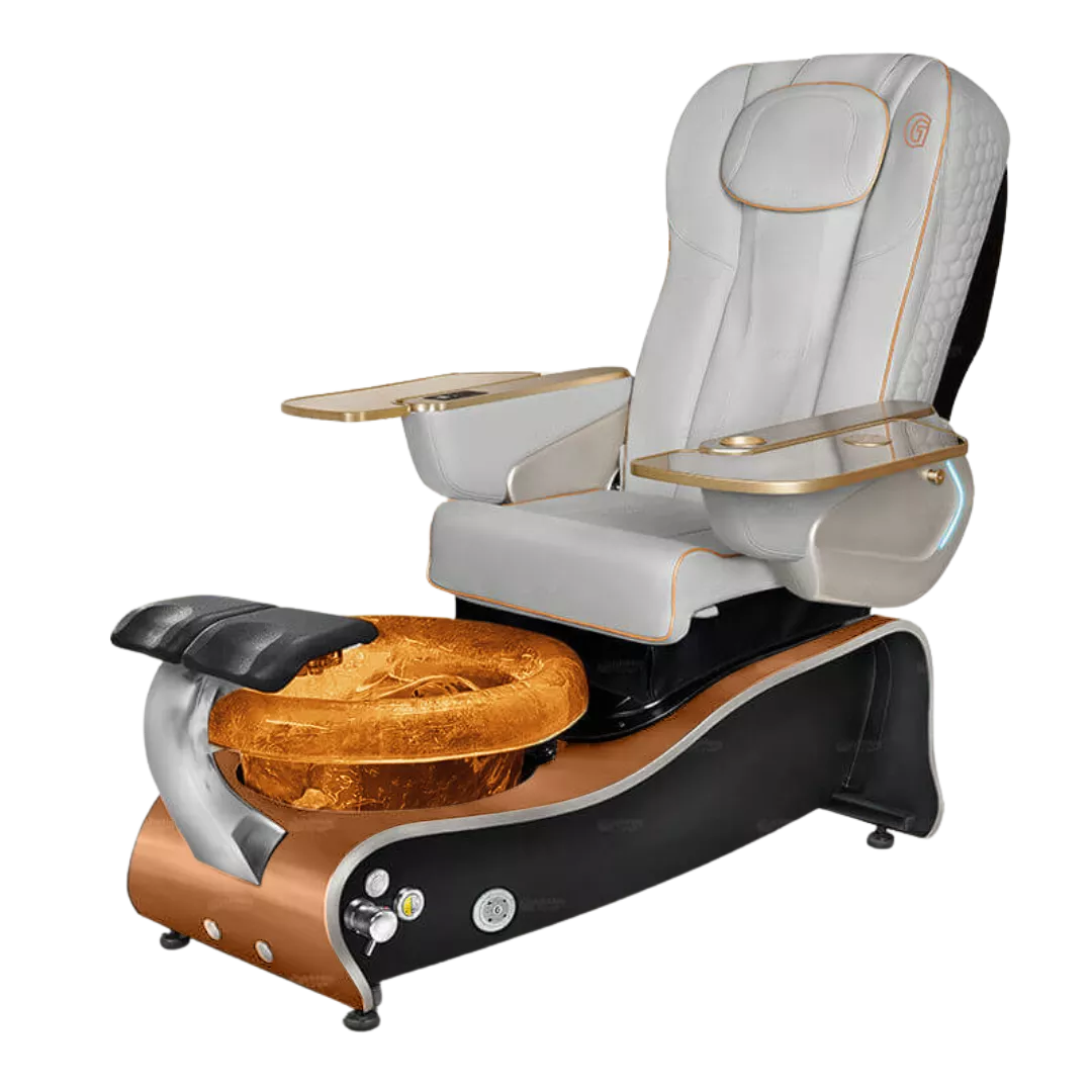 La Maravilla - Greywith Gold BowlCognac Maple Laminate Base