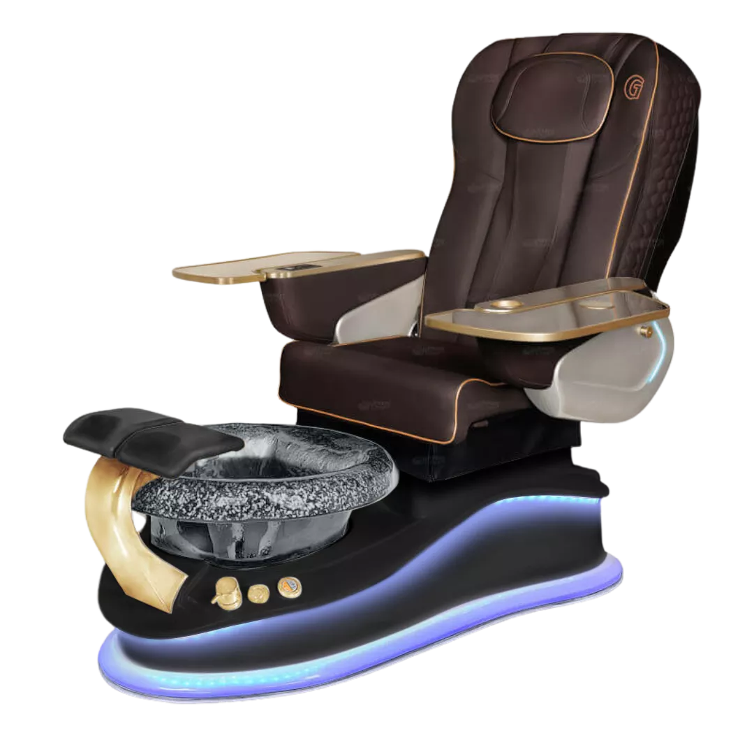 La Mira - Chocolatewith Black BowlBlack Base