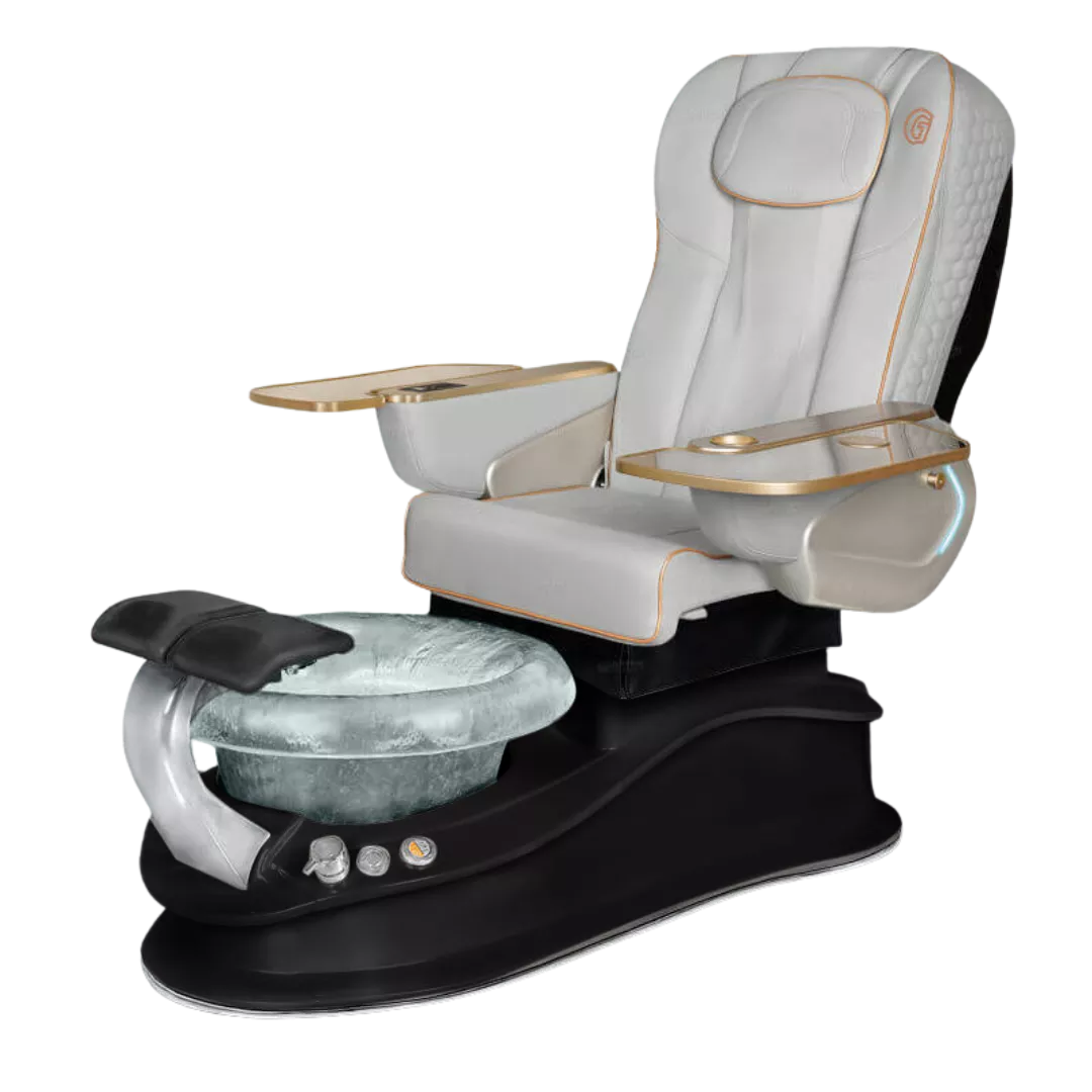 La Mira - Greywith Clear BowlBlack Base