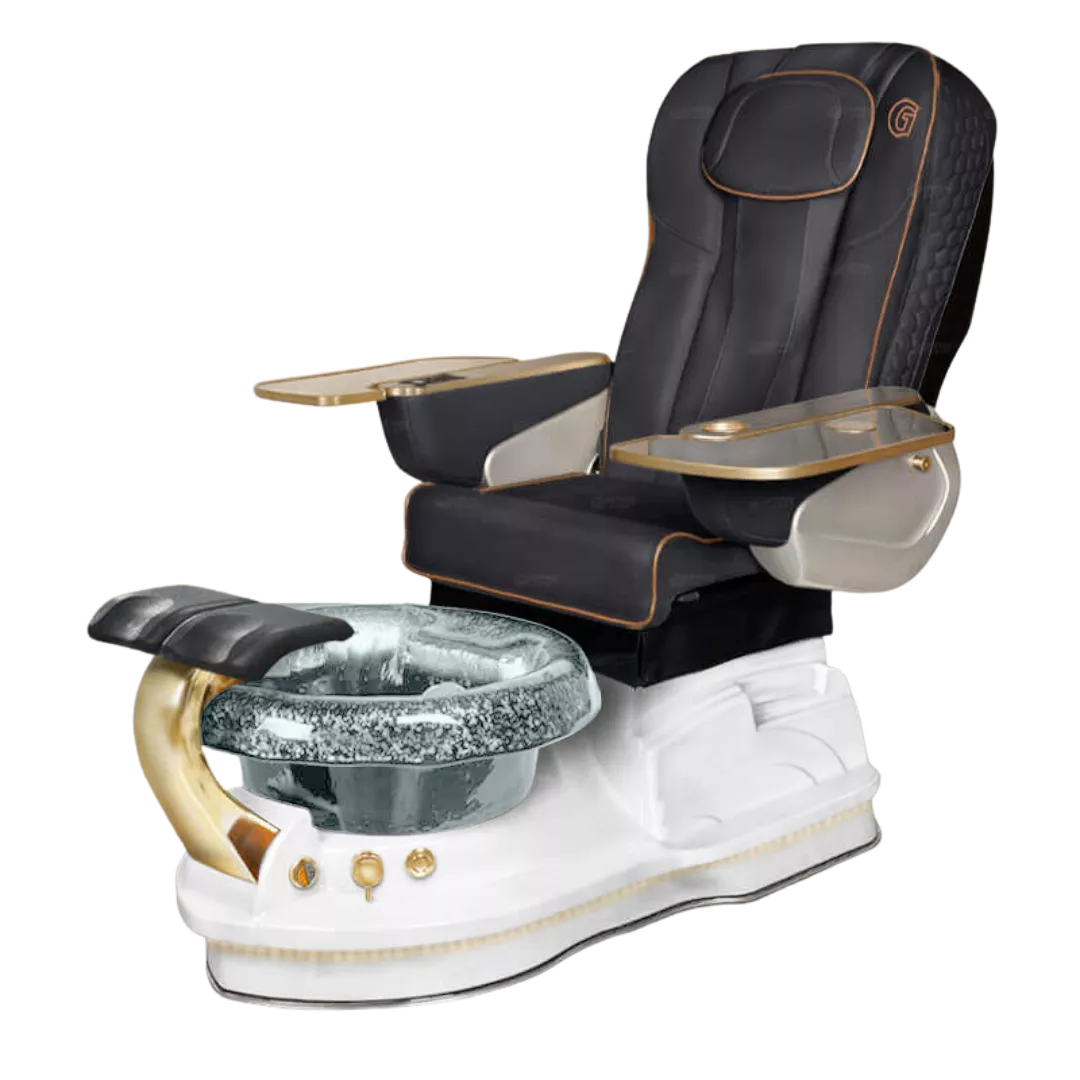 La Miranda - Blackwith Clear BowlPearl White Base