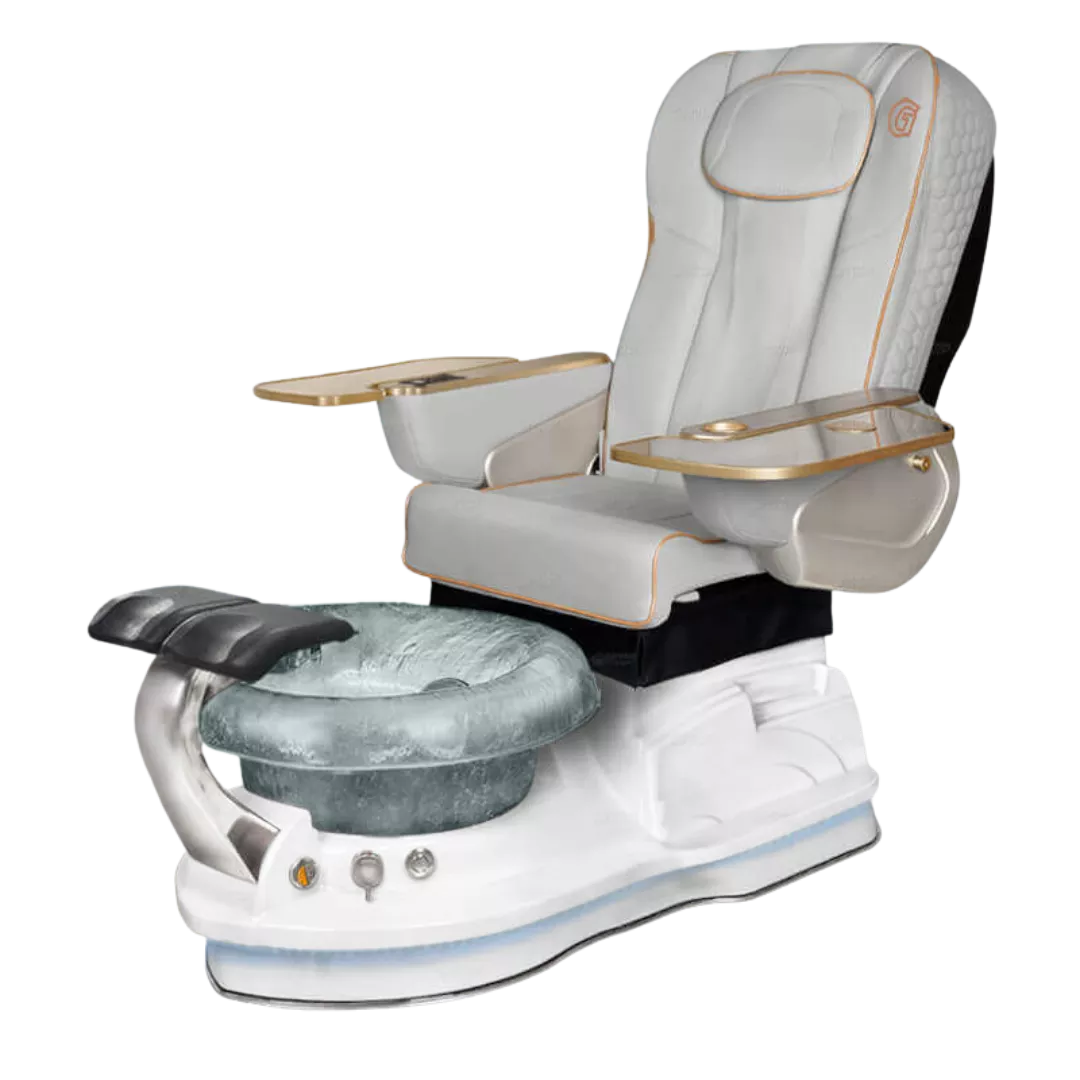 La Miranda - Greywith Clear BowlPearl White Base