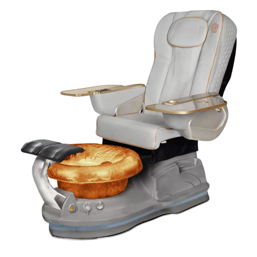 La Miranda - Greywith Gold BowlGrey Base