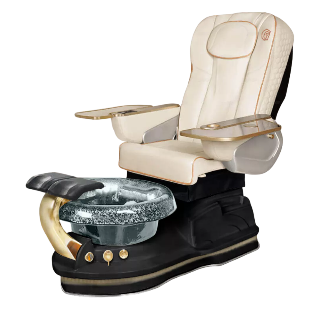 La Miranda - Whitewith Clear BowlBlack Base