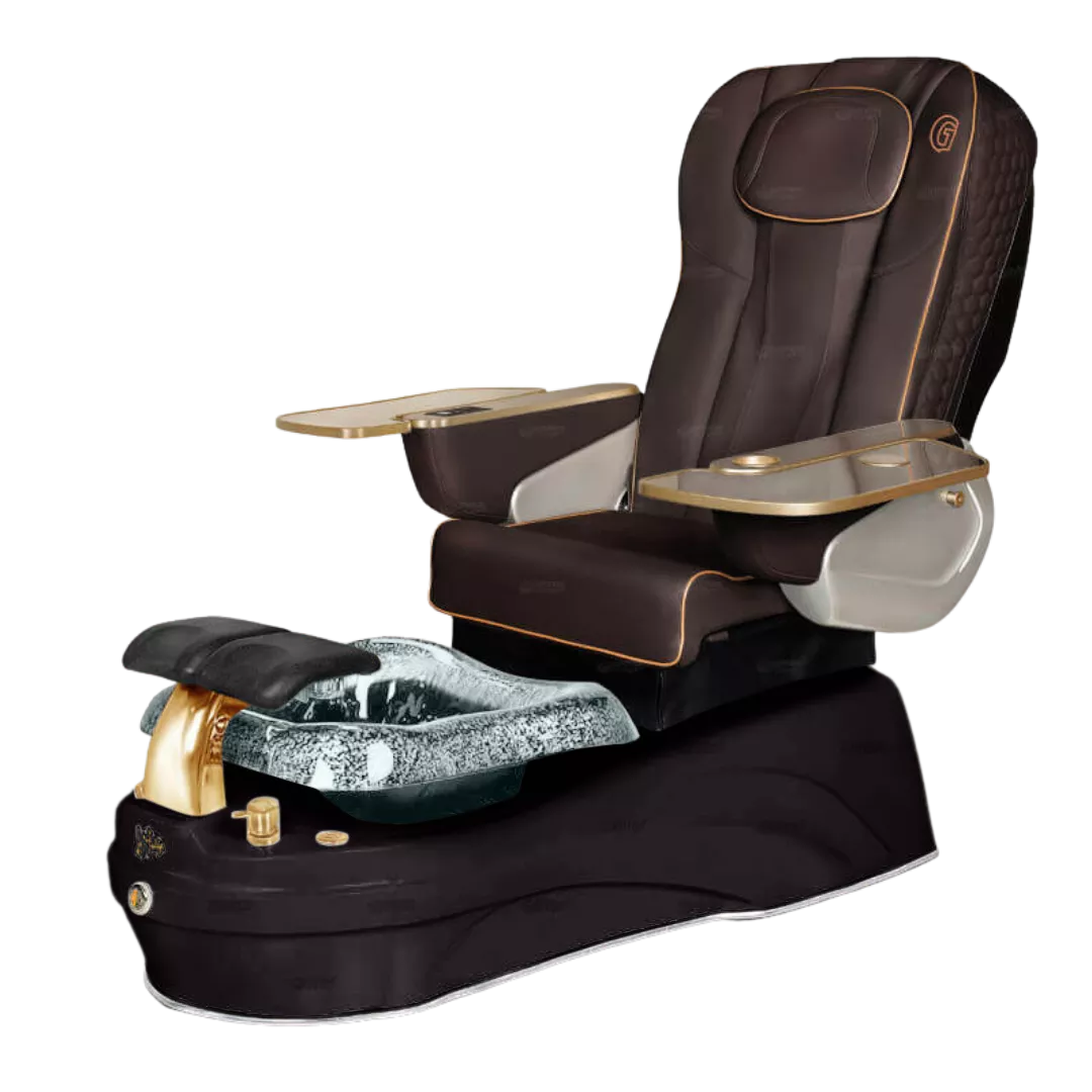 La Tulip 2 - Chocolatewith Clear BowlBlack Base