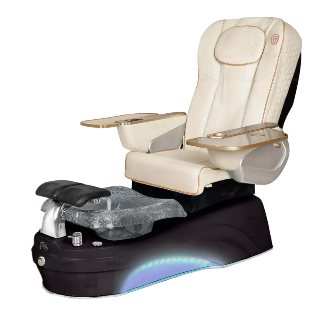 La Tulip 2 - Whitewith Black BowlBlack Base