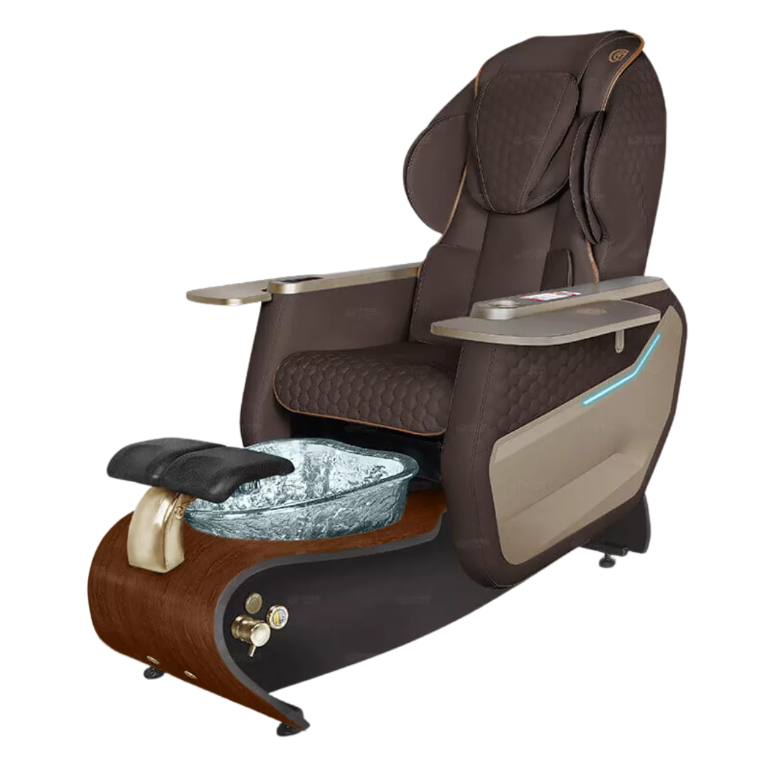 Lavender Relax Spa - Chocolatewith Clear BowlDark Cherry Laminate Base