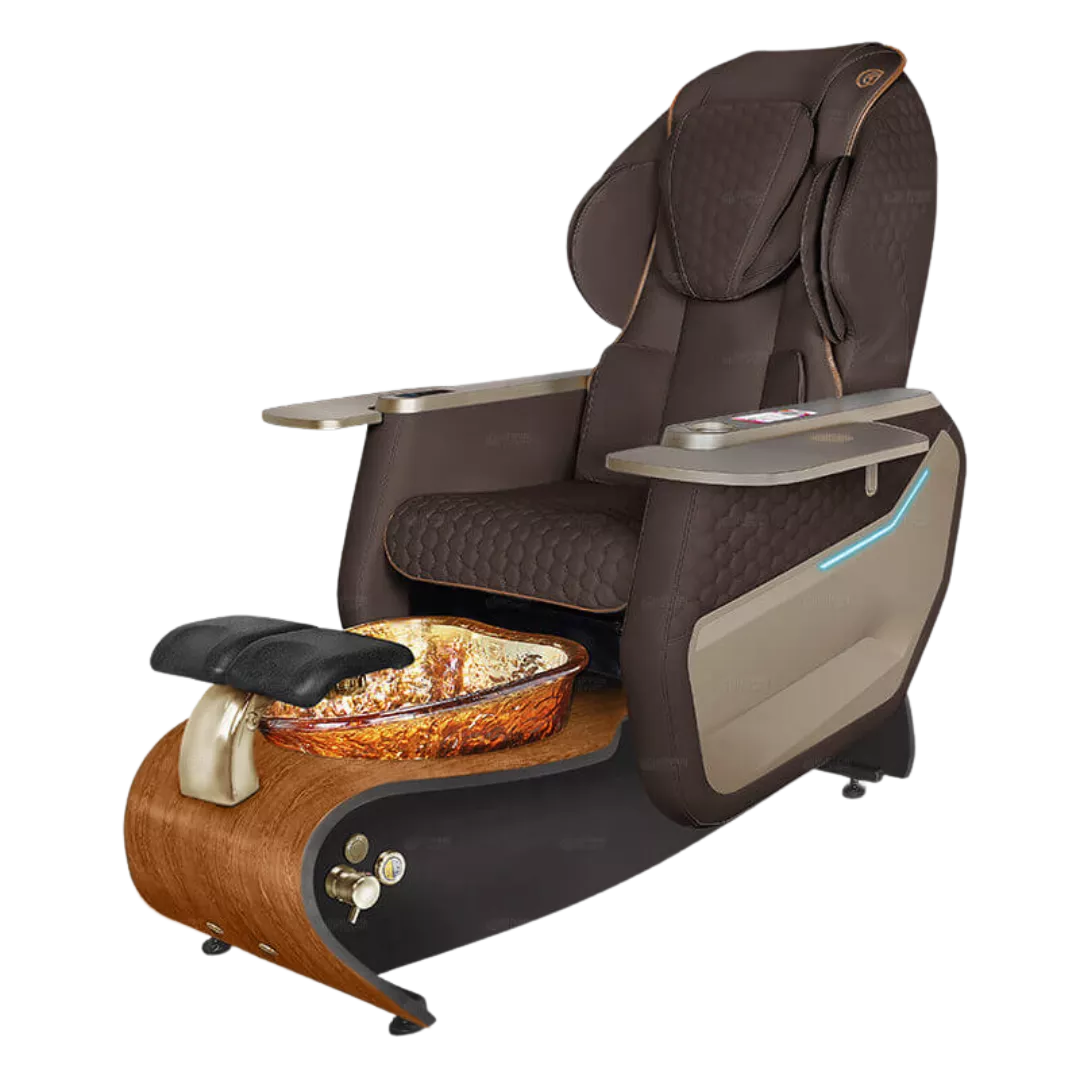 Lavender Relax Spa - Chocolatewith Gold BowlCognac Maple Laminate Base