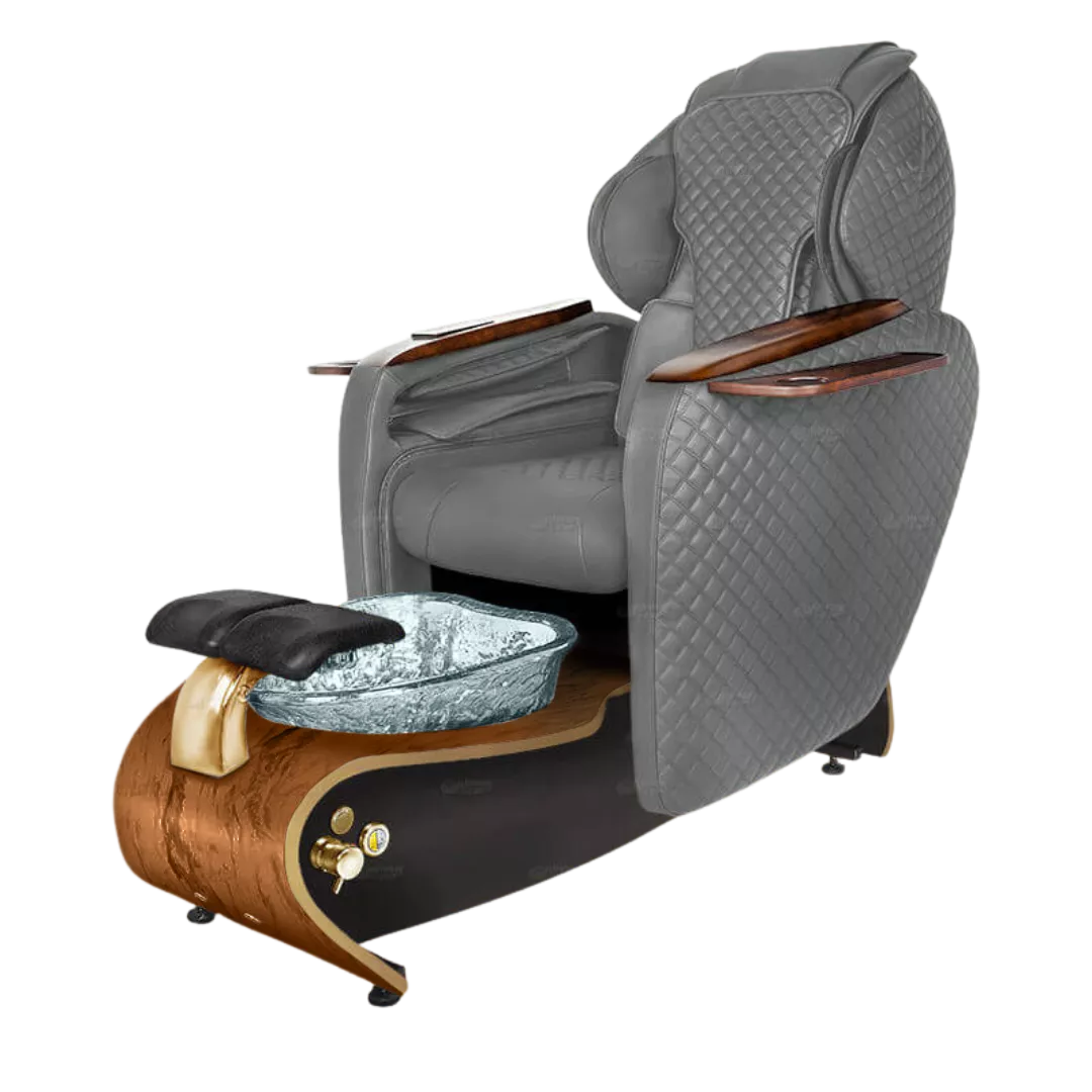 Lavender Relax Spa - Grey 152with Clear BowlCognac Maple Laminate Base