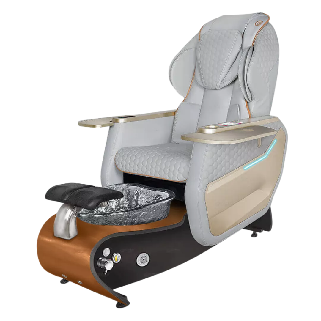 Lavender Relax Spa - Grey 160with Black BowlCognac Maple Laminate Base