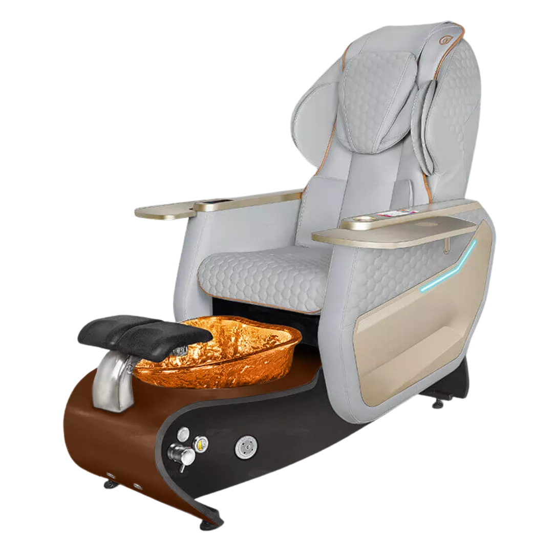 Lavender Relax Spa - Grey 160with Gold BowlDark Cherry Laminate Base