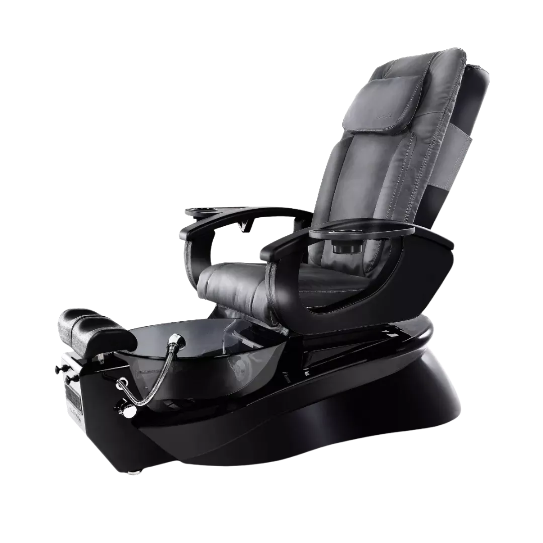 Le Reve LX Grey Chair Color with Black Base