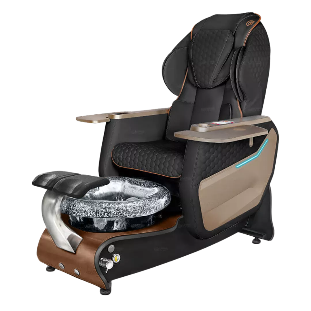 Maravilla Relax Spa - Blackwith Black BowlDark Cherry Laminate Base