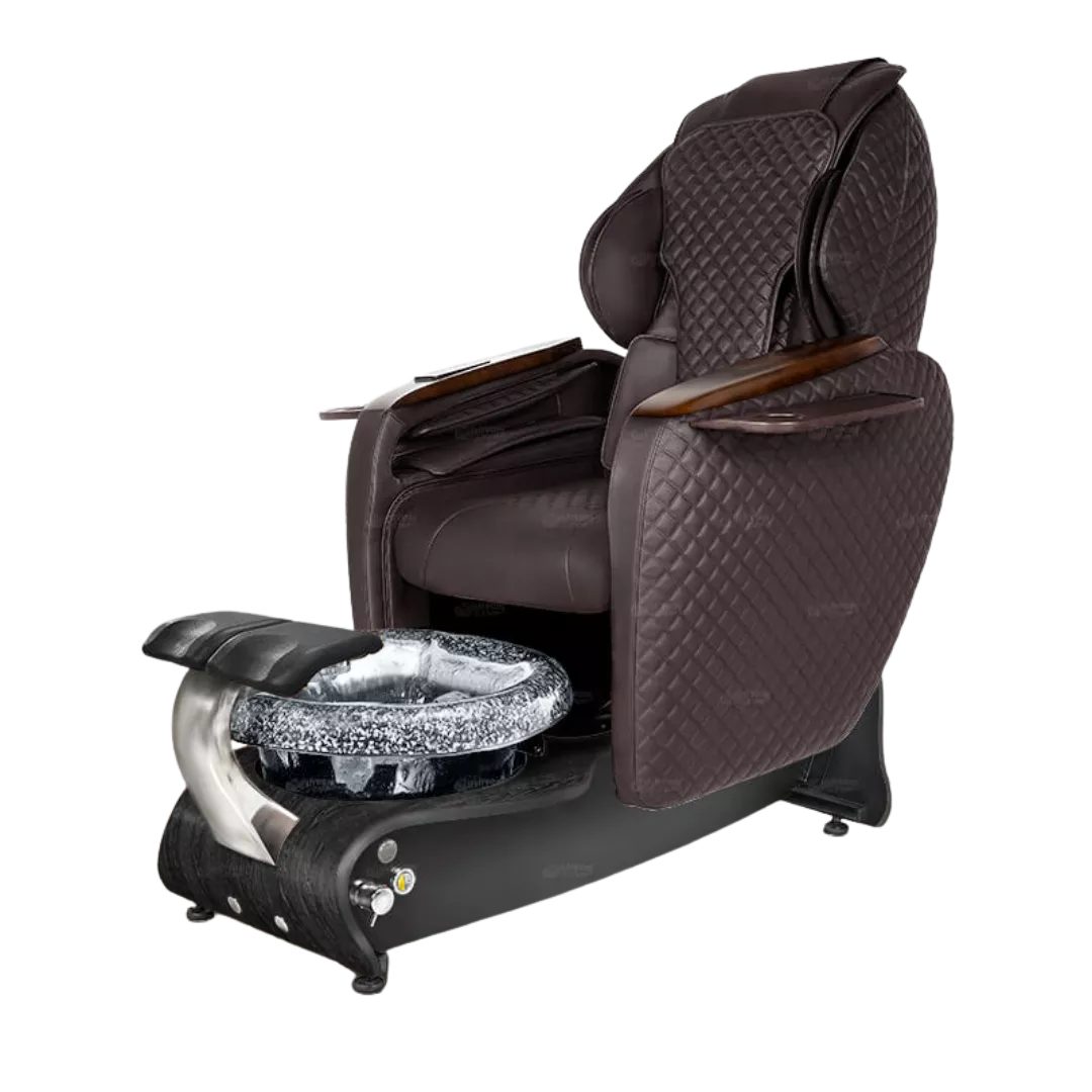 Maravilla Relax Spa - Chocolatewith Black BowlBlack Gloss Laminate Base