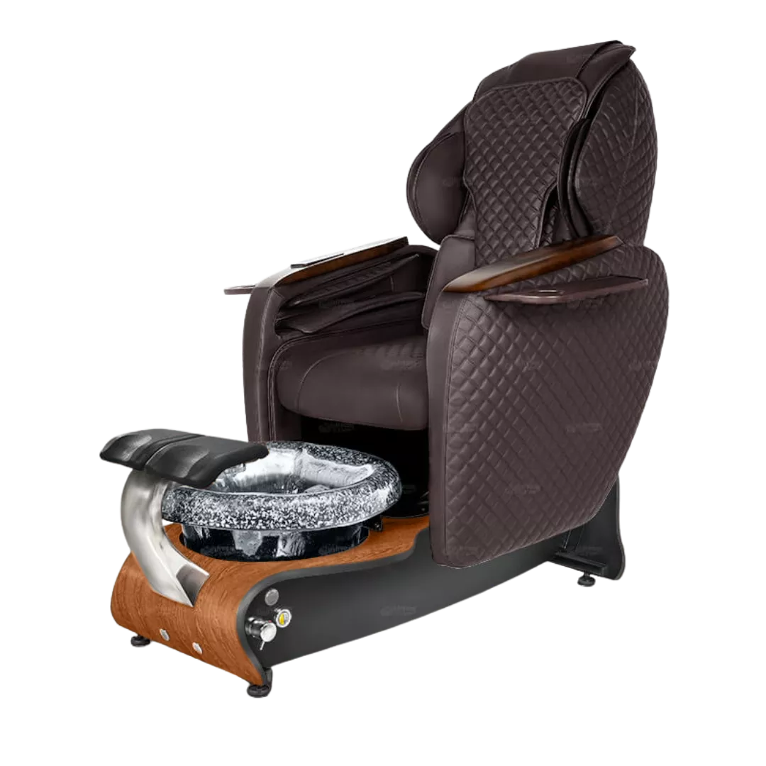 Maravilla Relax Spa - Chocolatewith Black BowlCognac Maple Laminate Base