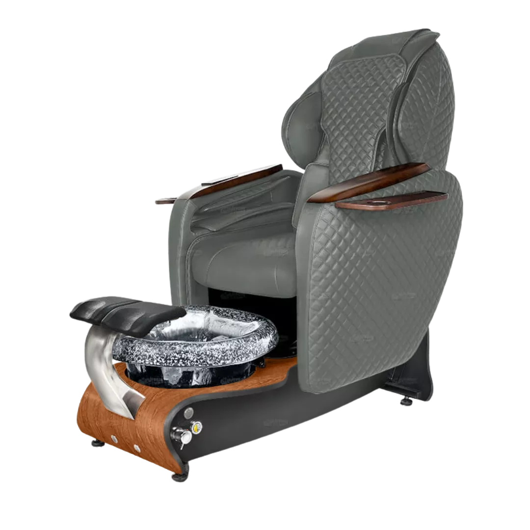 Maravilla Relax Spa - Grey 152with Black BowlCognac Maple Laminate Base