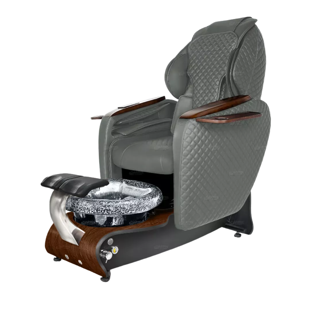 Maravilla Relax Spa - Grey 152with Black BowlDark Cherry Laminate Base